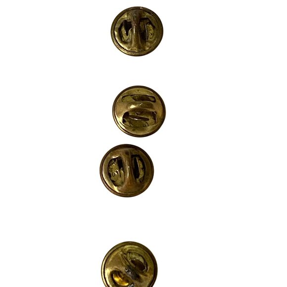 US Army Drill instructor pin bags green gold enamel pin This we'll defend - Picture 4 of 5